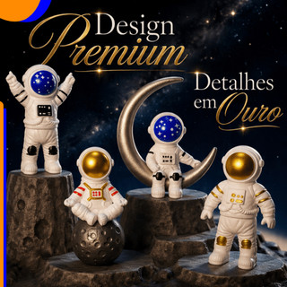 Bonecos Espaciais Astronautas – Diversão Cósmica em Kit 4, 8 ou 12 Unidades