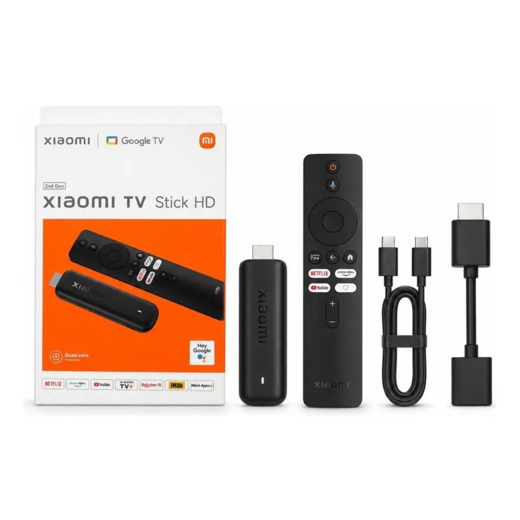 Xiaomi Mi TV Stick Resolução 4K Android TV 8GB Quad - Core Wifi 6 e Google Assis