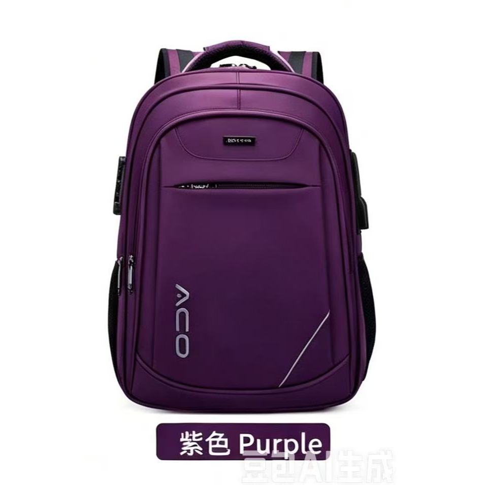 MOCHILA Escolar UNISSEX MATERIAL REFORÇADO NOTEBOOK SEMI IMPERMEÁVEL ANTIFURTO TRAVAS DE SEGURANÇA