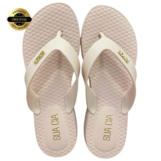 Chinelo Sua Cia Anatômico Ortopédico Anabela Esporão Dor na Coluna Alivio Para os Pés Sandália Feminina Salto Baixo