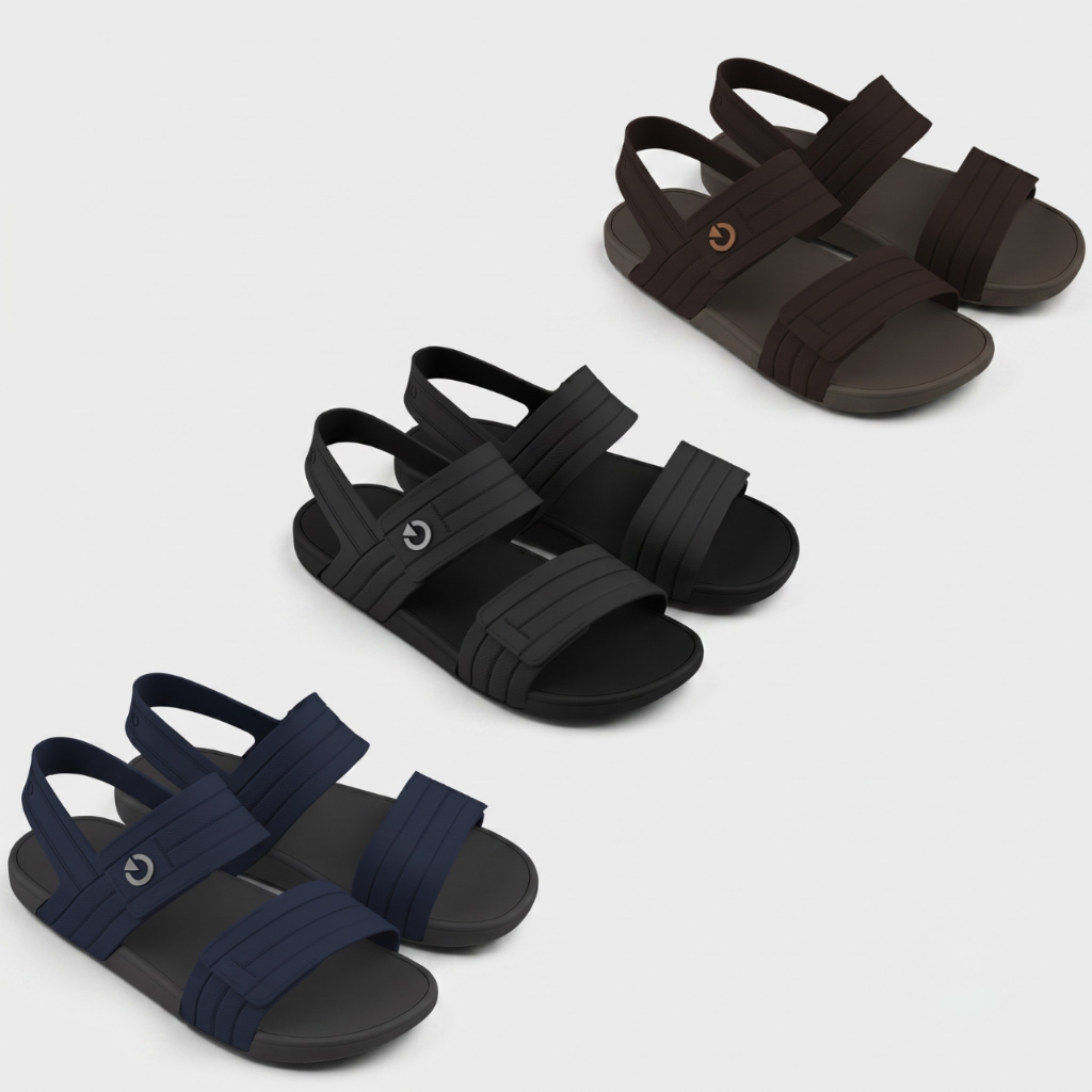 Sandália Papete Masculino Cartago Atlanta Adulto Velcro Original Lançamento