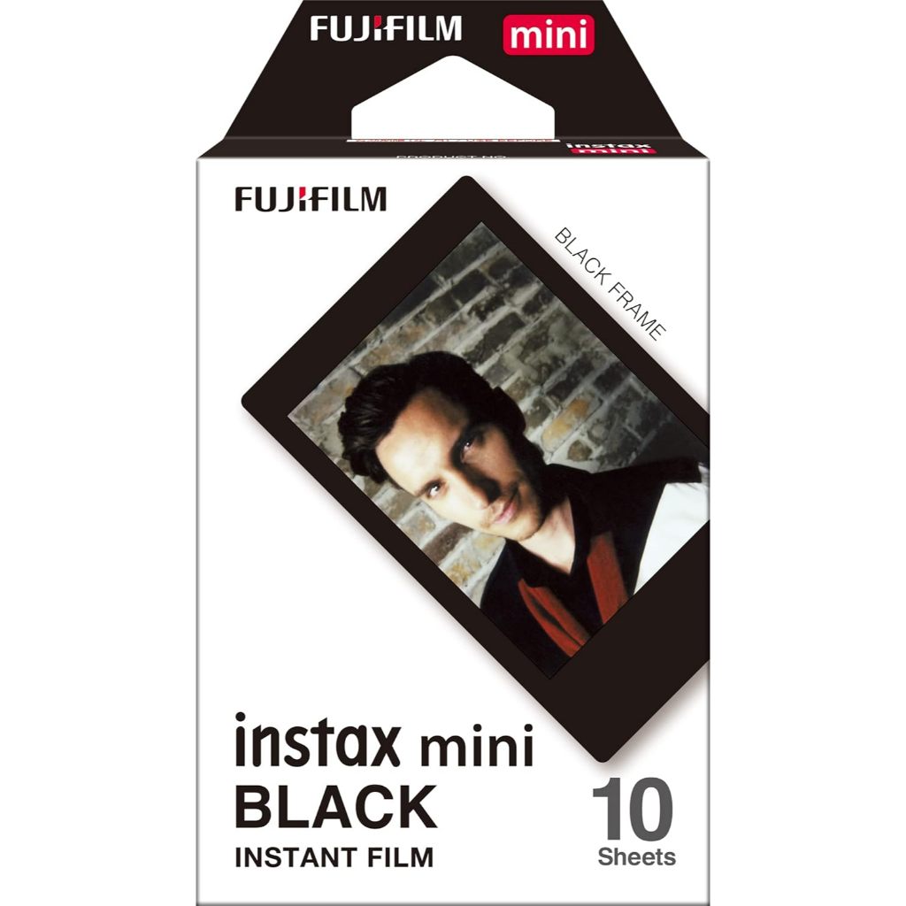 Filme Instax Mini Black Fujifilm 10 Poses
