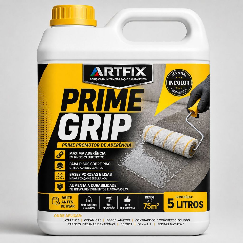 QUEIMA DE ESTOQUE PRIME GRIP ARTFIX Ponte de Aderência para Argamassa e Revestimento 5L