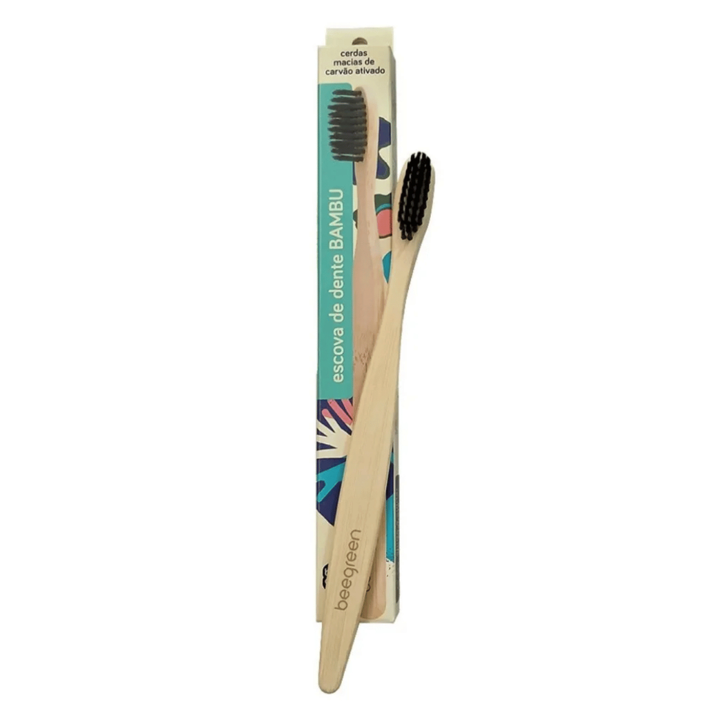 Bee Green Escova Dental Bambu com Carvão Ativado