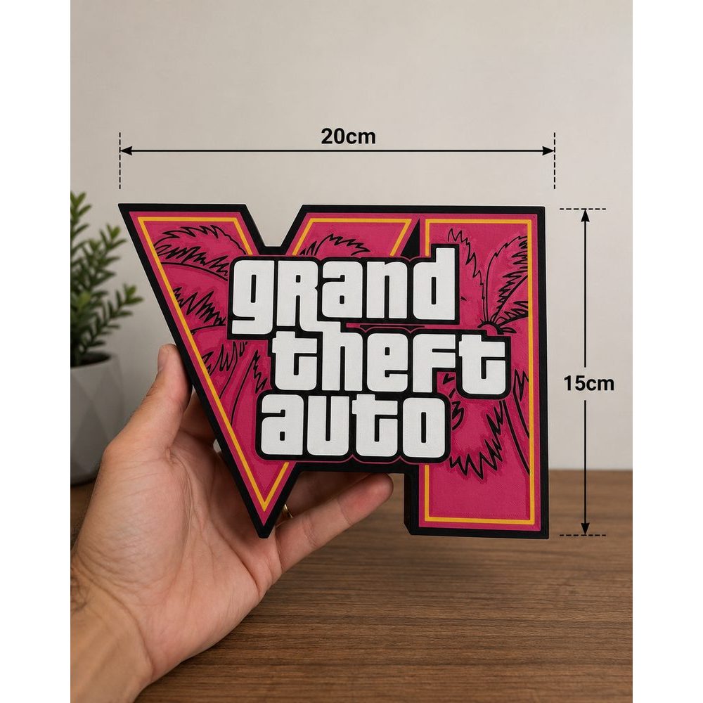 Suporte Decorativo Grand Theft Auto VI (GTA 6)