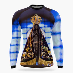 Camisa Nossa Senhora Aparecida Camiseta Padroeira Blusa Masculina Unissex Católico Religiosa