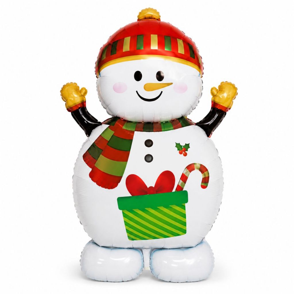 Balão Boneco De Neve Natal 125cm Festa Decoração inflável