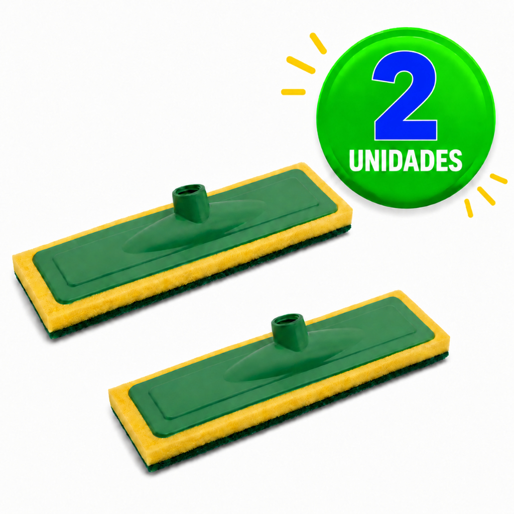 2 Limpa Azulejo e Piso - Esponja Multiuso, Fácil de Usar, Remoção Eficiente de Resíduos Esfregão, Lava Piso Azulejo