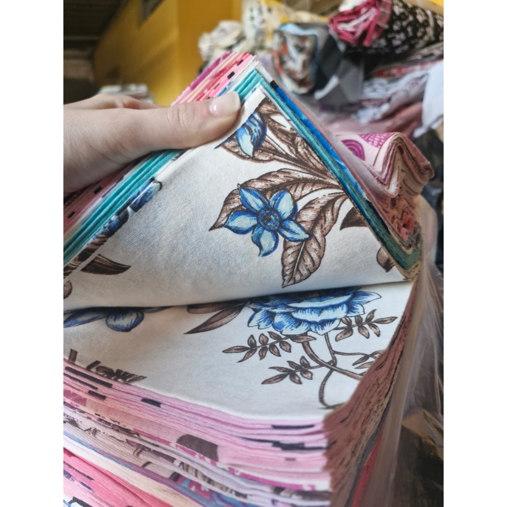 1KG Retalhos de Malha 100% Algodão para Artesanato, Patchwork, Costura e Limpeza — imagem 2 de 2