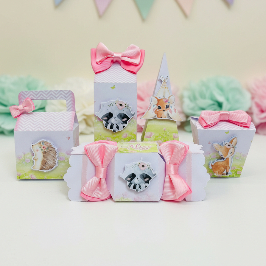 Kit Festa Bosque Encantado Menina Personalizado/Lembrancinha Aniversário Infantil/Festa Bosque Encantado