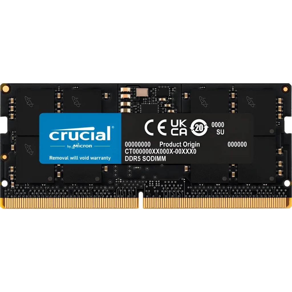 Memória Ram DDR5 16GB 4800MHZ CRUCIAL/ADATA/SK HYNIX/ZILIA SODIMM para Notebook 
