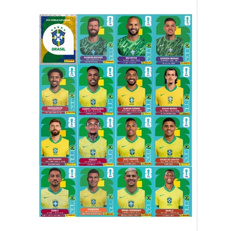 20  figurinhas da copa
