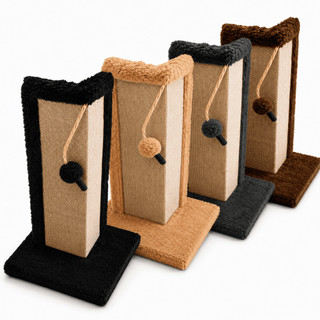 Arranhador Para Gato Canto De Sofá E Camas Super Luxo Com Base Externa 53cm Premium