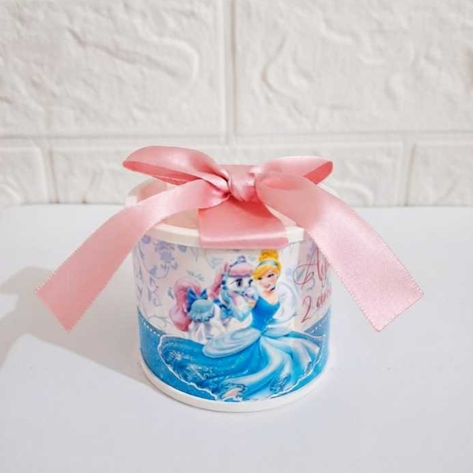 KIT MINI TUBOLATAS PERSONALIZADAS 5X6 - CINDERELA  /LEMBRANCINHAS/ANIVERSÁRIO / FESTAS / DECORAÇÃO