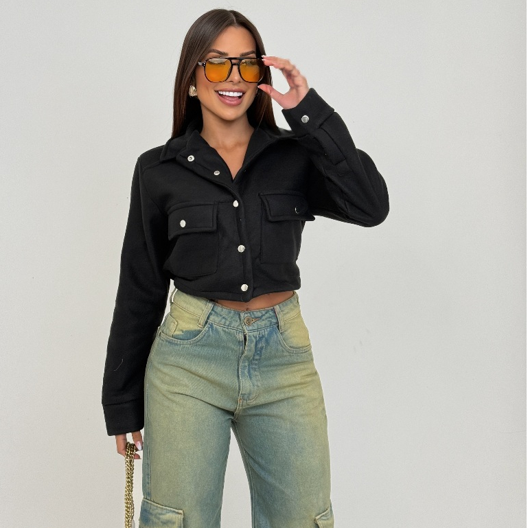 Jaqueta Feminina Bomber Casaco de Frio