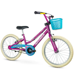 Bicicleta Infantil Aro 20 Lovely Bolt Bella Apollo Nathor C/ Freios V-brake Maçaneta com ajuste do freio