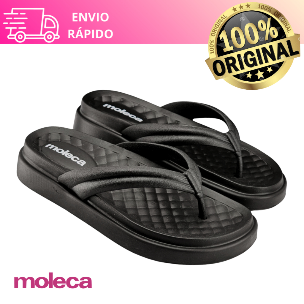 Sandália Moleca Nuvem Confortável Leve Macio Casual Antiderrapante Estiloso Flexível Anatômico 5554.100