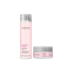Cadiveu Kit Quartzo Shine Shampoo 250ml e Máscara 200ml