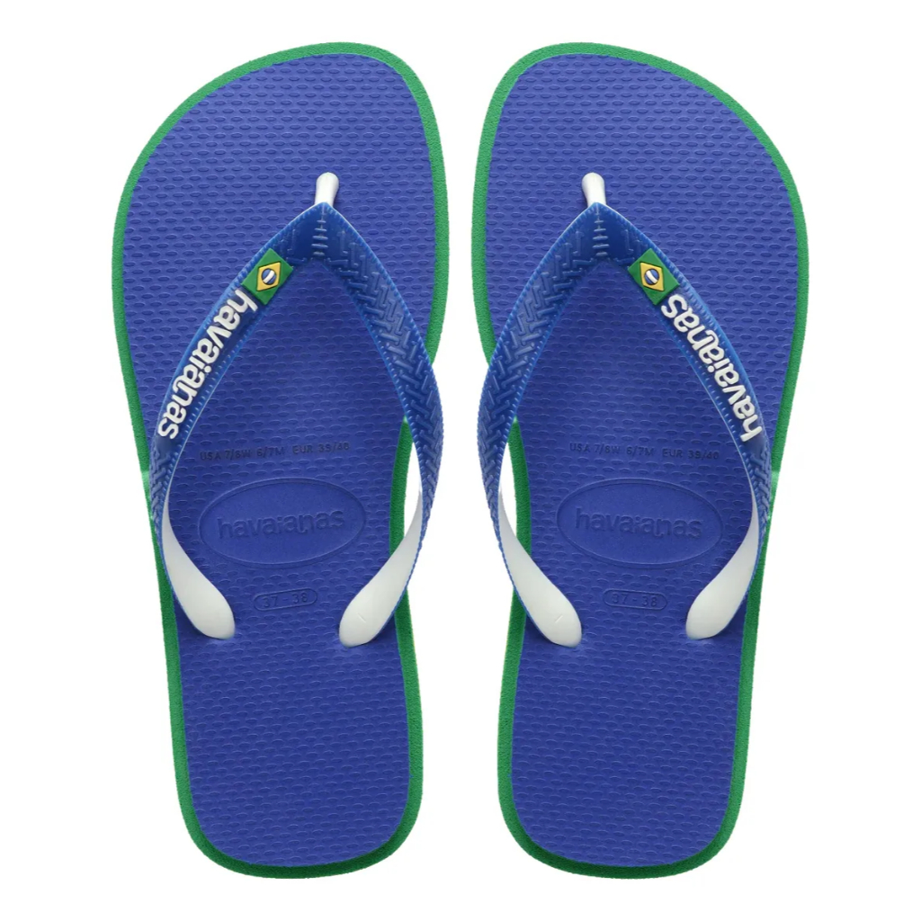 Chinelo Havaianas Brasil Twist Azul Original