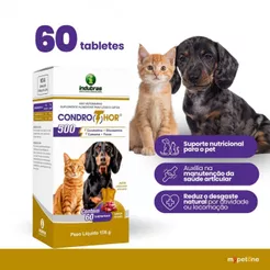 Condrothor 500 Indubras Suplemento Alimentar Cães e Gatos 60 comprimidos