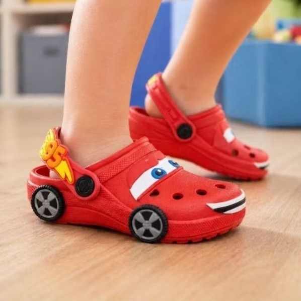 Papete Infantil Menino Carro Rodinha  Confortável Antiderrapante Leve Macio Ajustável