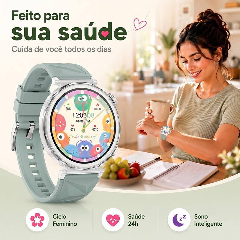 watch5 Smartwatch Relógio monitoramento de saúde relógio inteligente feminino masculino esportivo