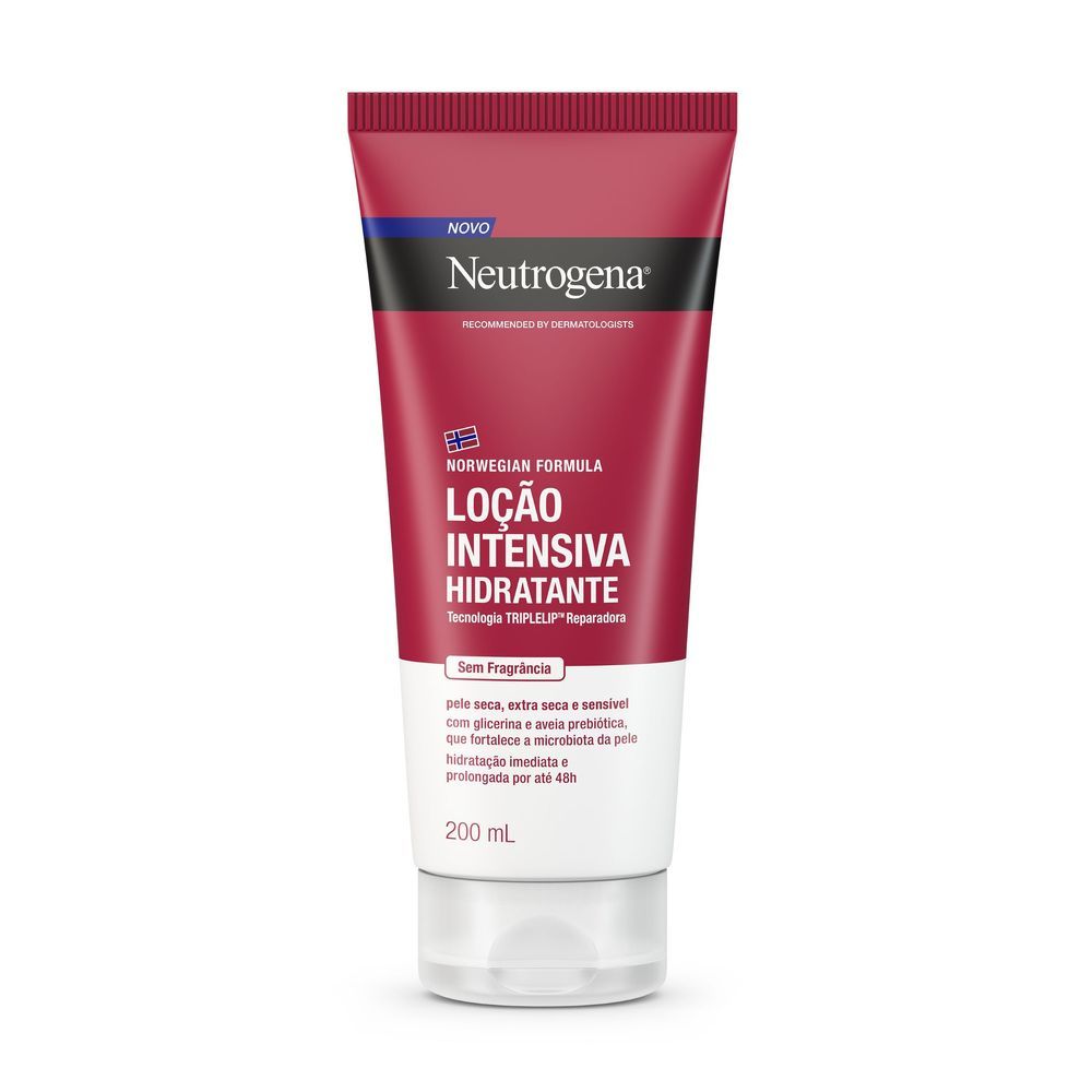 Hidratante Corporal Intensivo NEUTROGENA® Norwegian sem fragrância, 200mL