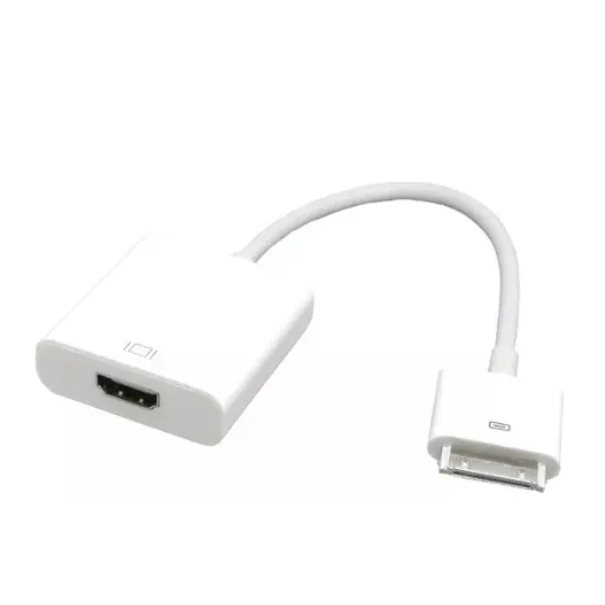 Adaptador Hdmi para Apple iPhone iPod 4s 3g Tv Digital Hd
