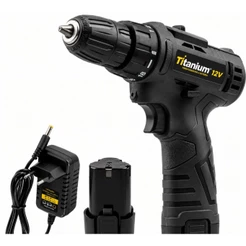 Parafusadeira Furadeira 12V Bateria 20Nm Bivolt T12 Titanium