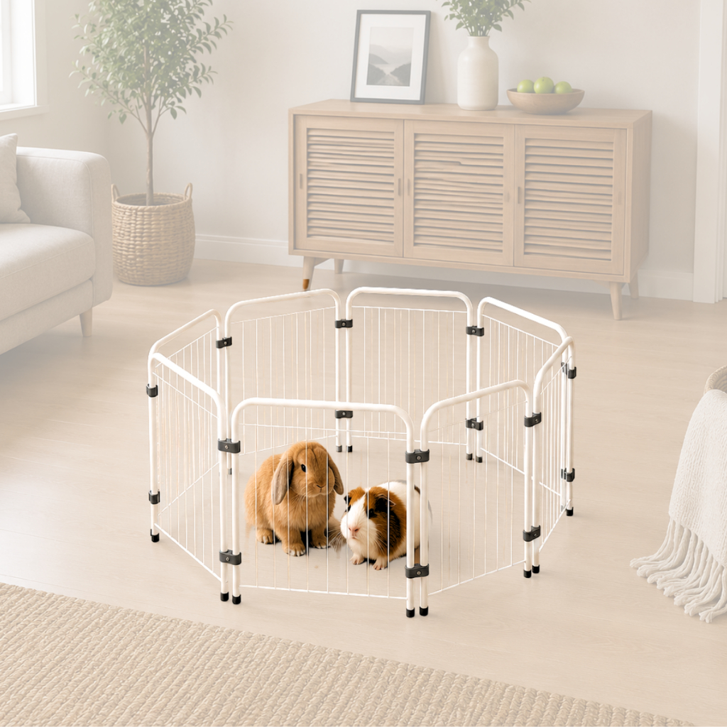 Cercado Pet Dobrável Modular 51cm para Cachorro Separador de Ambiente 1 a 10 Painéis
