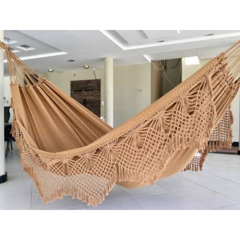rede de dormir descanso bucho de boi casal luxo gigante 4,20m