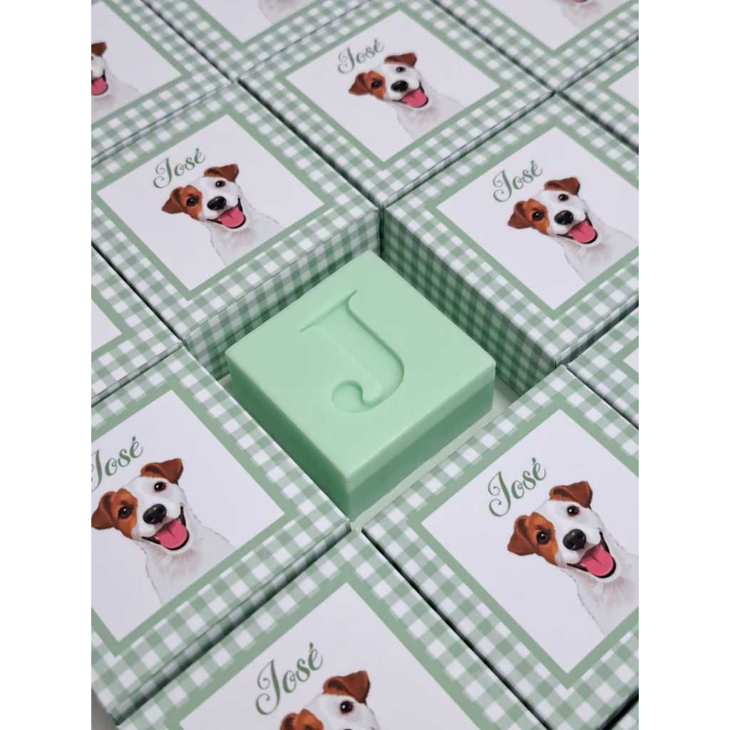 Kit 10 Lembrancinhas maternidade / nascimento / batizado / chá de bebê / chá revelação sabonete + caixa personalizada
