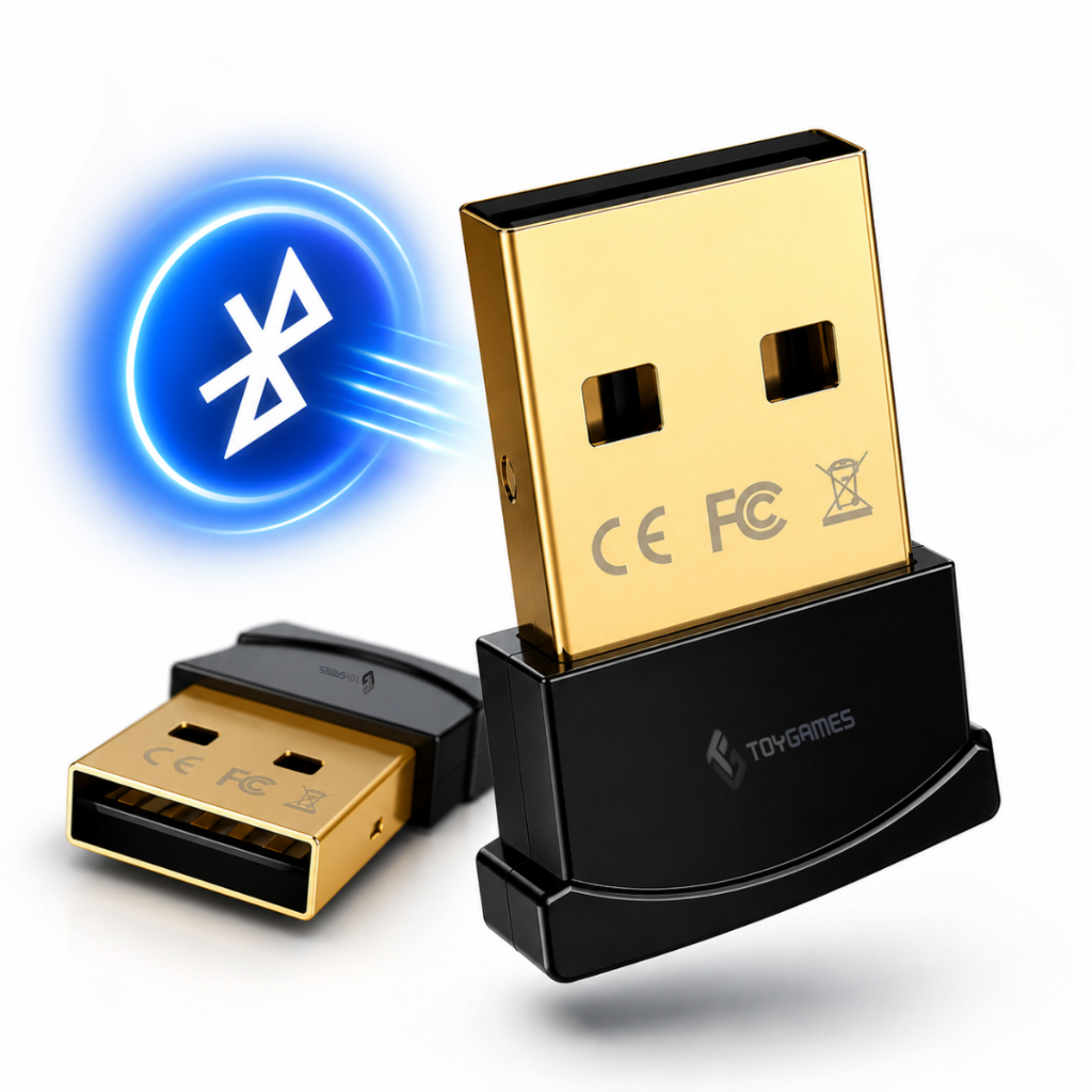 Adaptador Bluetooth 5.0 USB Dongle CSR Transmissor Sem Fio para Pc Gamer Notebook Fone Ouvido Marca TOYGAMES