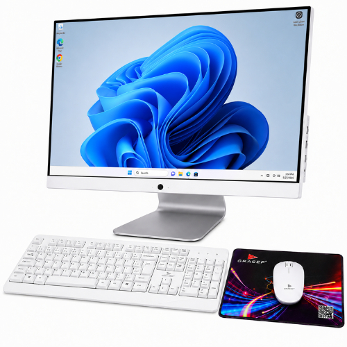 Computador All In One 23,8" Full HD Intel i5 5ª Geração 16GB RAM SSD 512GB Bluetooth Teclado e Mouse