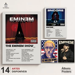 Quadro Placa Decorativa The Eminem Show em MDF 28x20cm