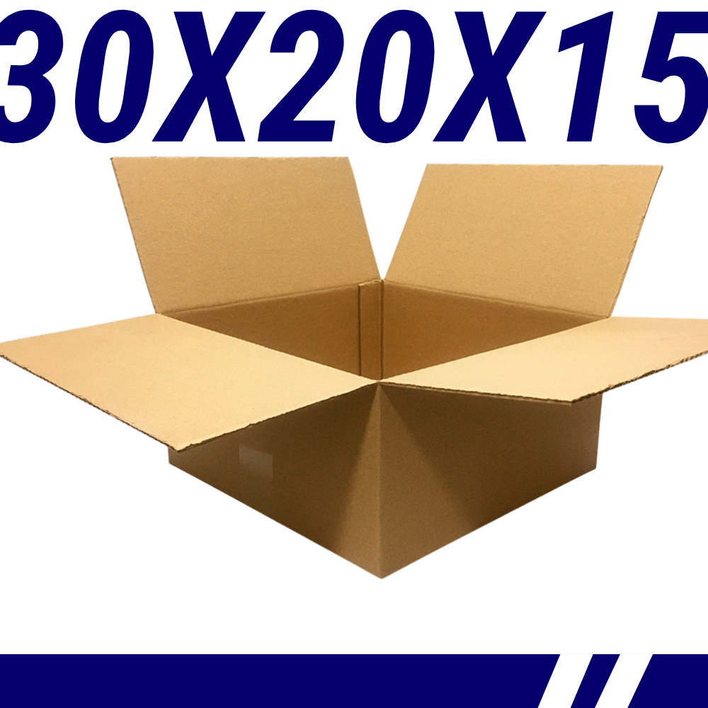 Caixa De Papelão 30x20x15 Para e-commerce Envio Mudança Correios Sedex Resistentes e Sustentáveis