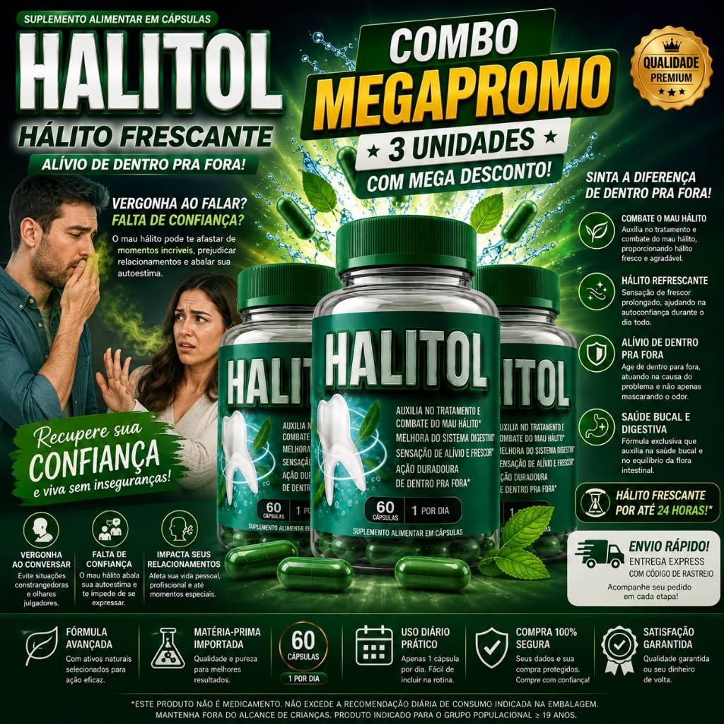 HALITOL - ALIVIO DO MAU HALITO