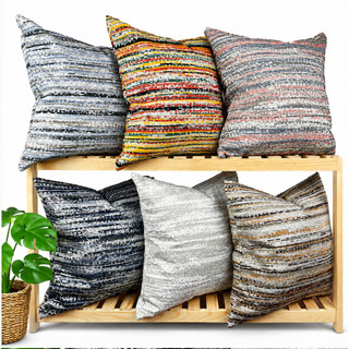Kit 2 Capas de Almofada Linho 43x43 CORES SORTIDAS Rústico Moderno Decorativa Sofá Sala Q…