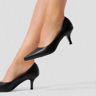 Scarpin Feminino Salto Médio Preto