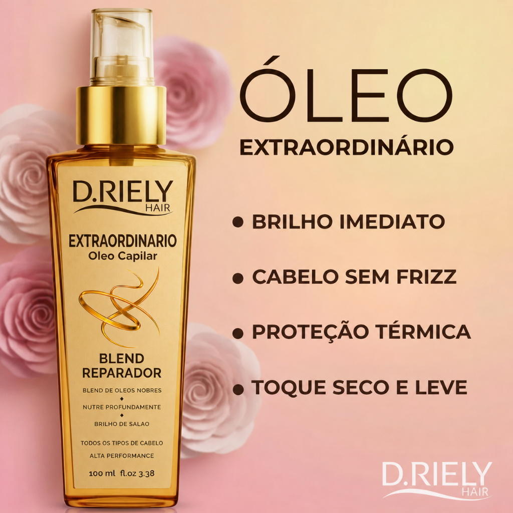 Óleo D.Riely Hair Tratamento Capilar Mix de Óleos