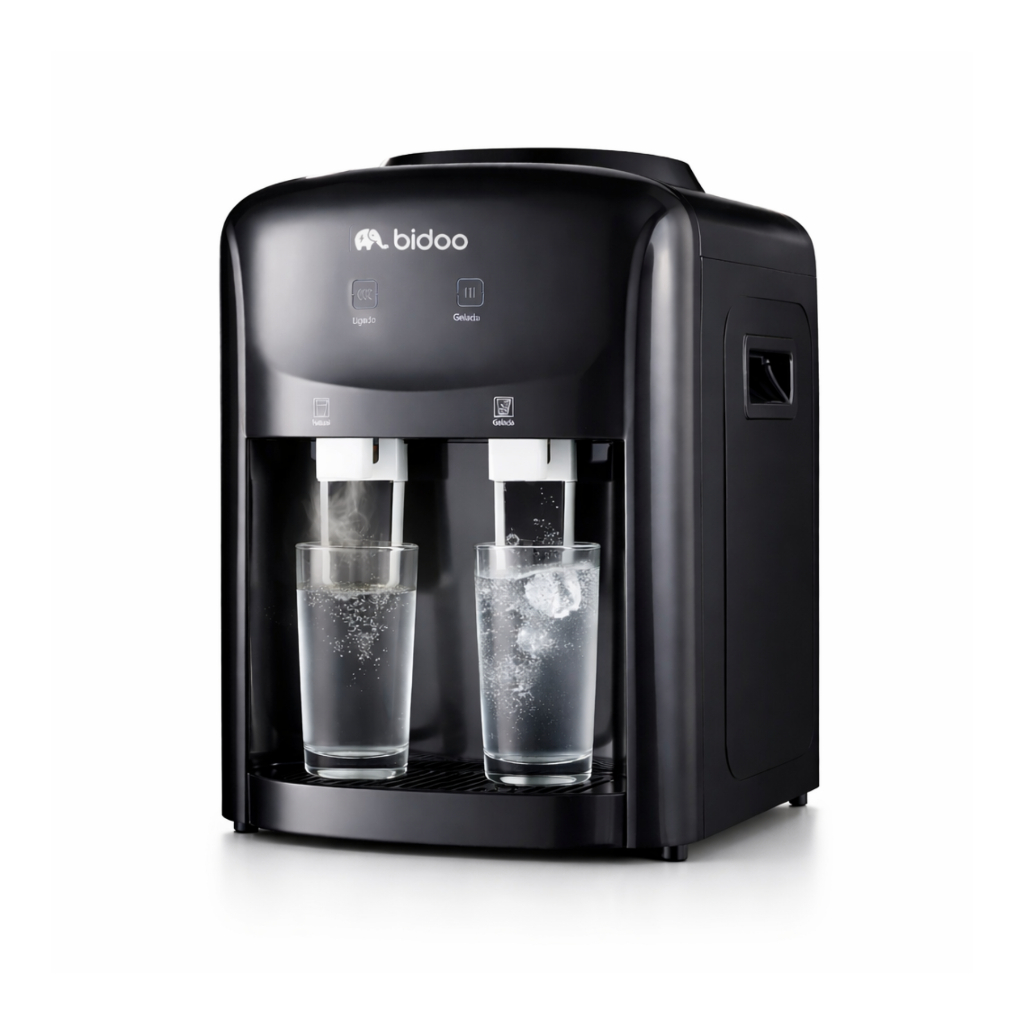 Bebedouro Elétrico Bidoo Branco/Preto 10l E 20l Bivolt