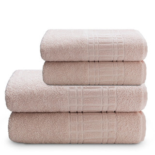 Kit 4 Peças Toalhas de Banho Camesa Loft 2 Banho 2 Rosto Algodão 400g Toque Macio Alta Absorção
