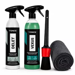 Kit Vonixx Delet + Vexus + Pincel de Detalhamento + Toalha Microfibra 40x40