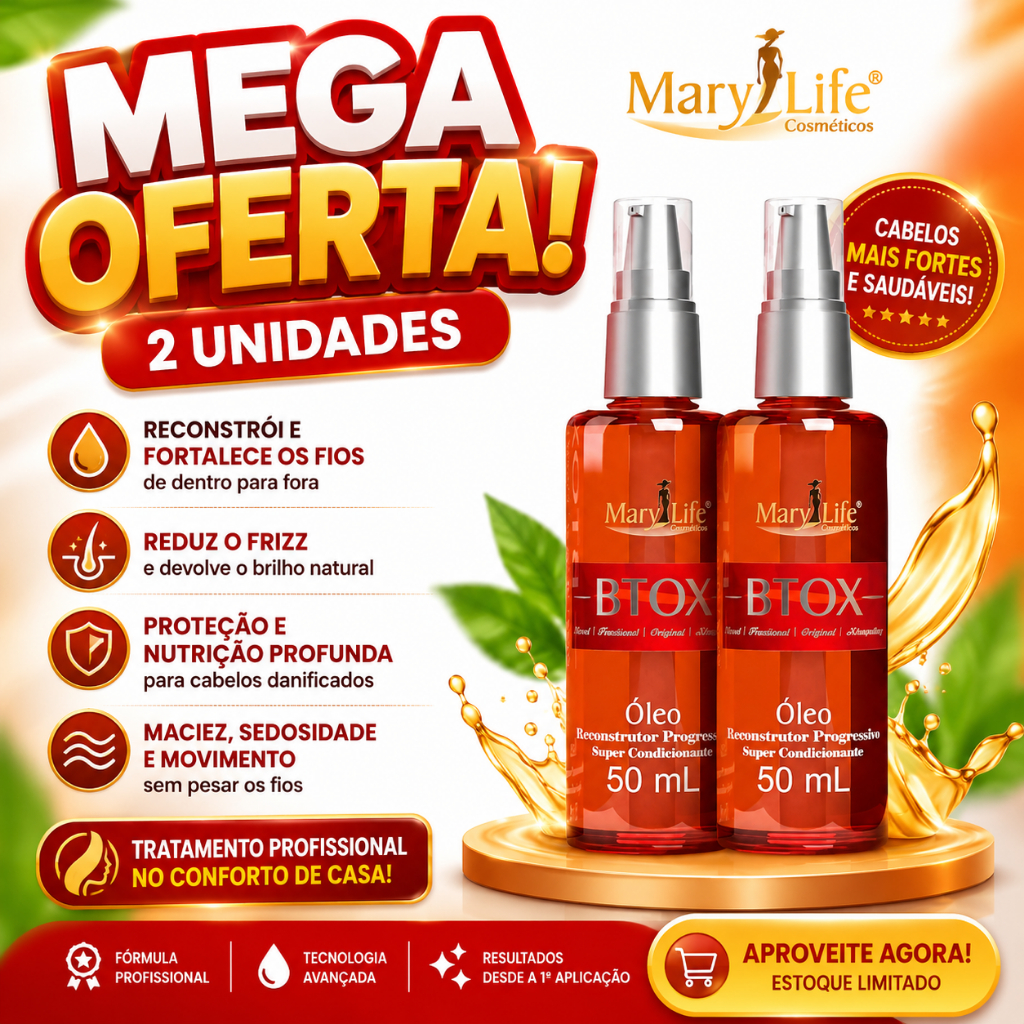 Kit 2 Unid Óleo Btox 50ml