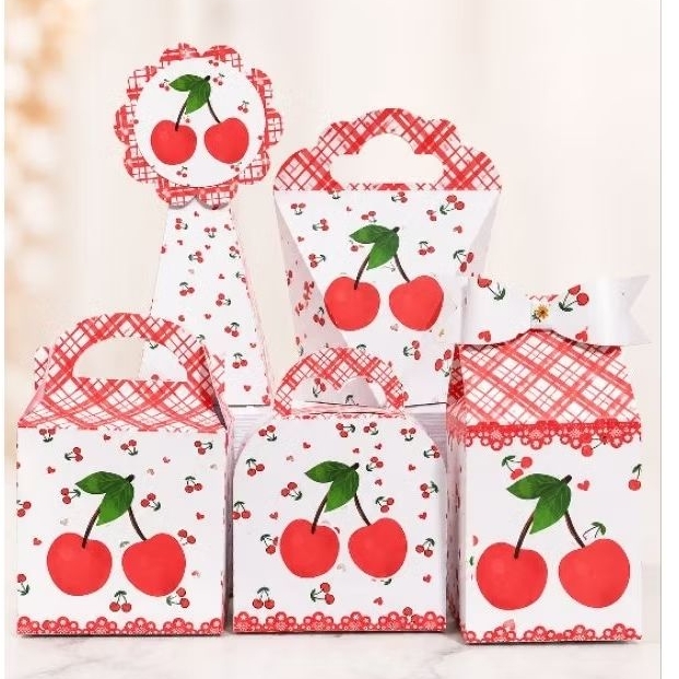 Caixinhas Cerejinha - Kit Caixinhas Personalizadas Cerejinha- decoração e lembrancinhas aniversario