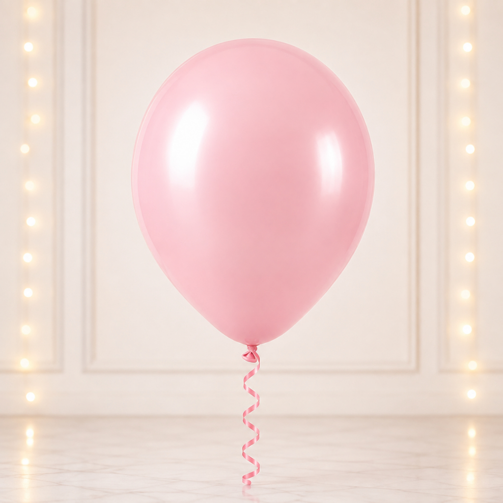 50 Unid - Balão Bexiga Rosa Claro 9 Polegadas