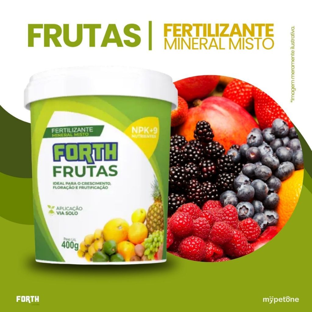 Adubo Fertilizante Forth Frutas 400g - Floração Frutificação · foto 2