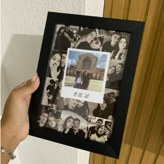 Quadro Personalizado Polaroid | Quadro Decorativo Casal Romântico | Presente Criativo para Namorados