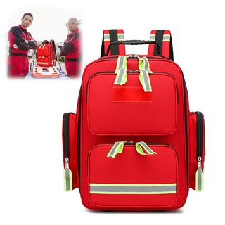 Mochila de primeiros socorros: portátil e com grande capacidade, ideal como mochila de ferramentas para profissionais