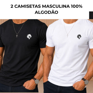 Kit 2 Camisetas Slim Fit 100% Algodão Lions | Economize Comprando em Kit